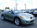 2008 Optimist Green Metallic Mitsubishi Eclipse Spyder GS  photo #7