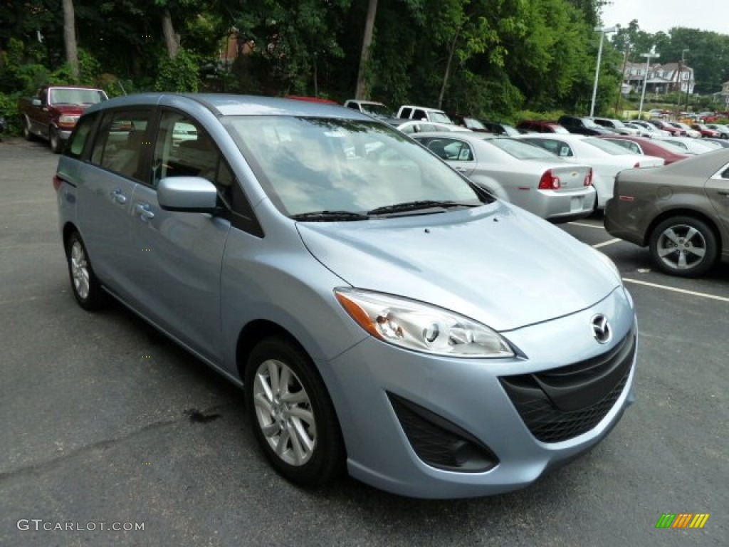 Clear Water Blue Metallic 2012 Mazda MAZDA5 Sport Exterior Photo #52020759