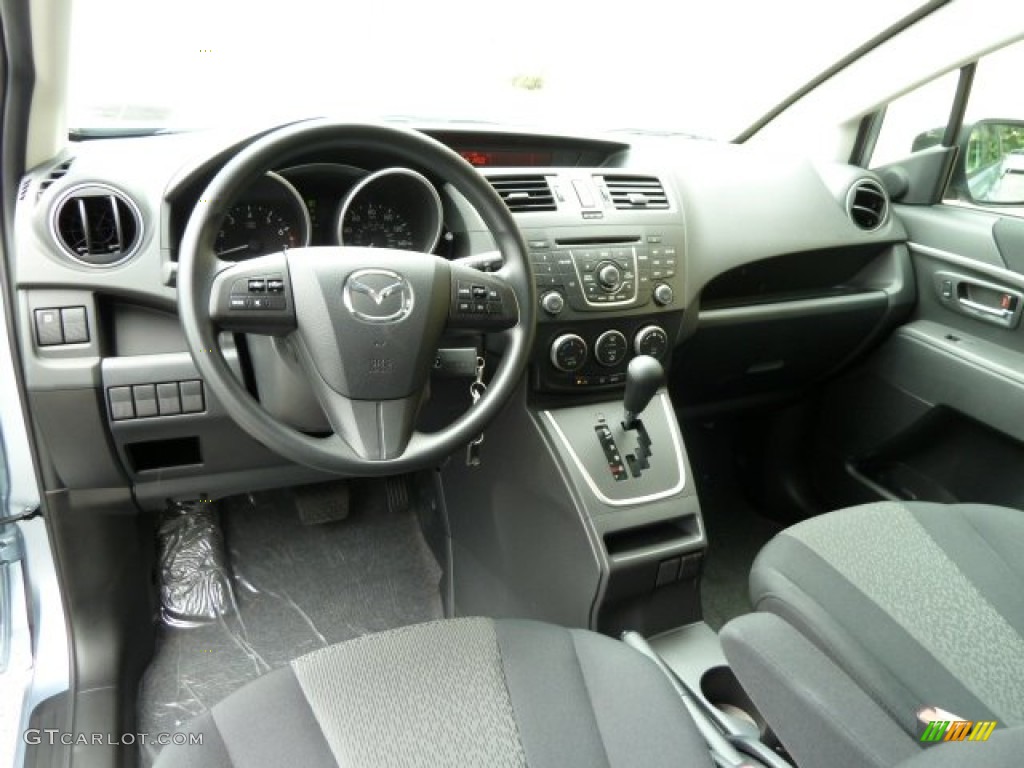 Black Interior 2012 Mazda MAZDA5 Sport Photo #52020861