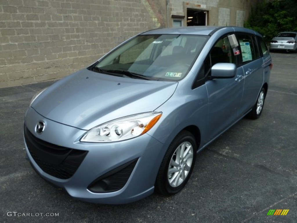 Clear Water Blue Metallic 2012 Mazda MAZDA5 Sport Exterior Photo #52021077