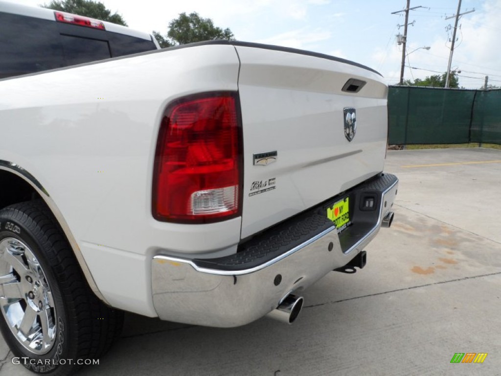 2009 Ram 1500 Laramie Crew Cab - Stone White / Dark Slate Gray photo #26