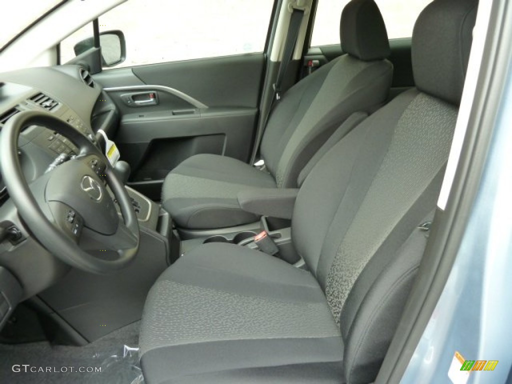 Black Interior 2012 Mazda MAZDA5 Sport Photo #52021107