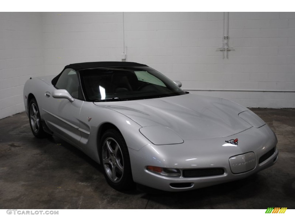 Quicksilver Metallic 2001 Chevrolet Corvette Convertible Exterior Photo #52021476