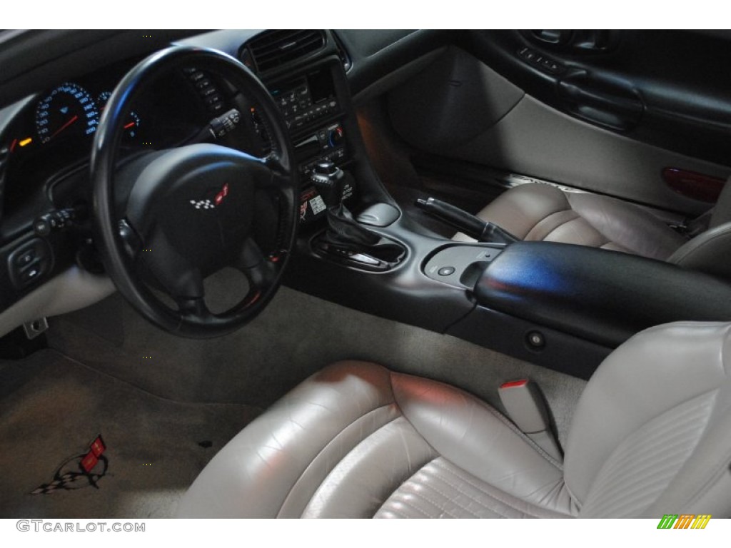 Black Interior 2001 Chevrolet Corvette Convertible Photo #52021737