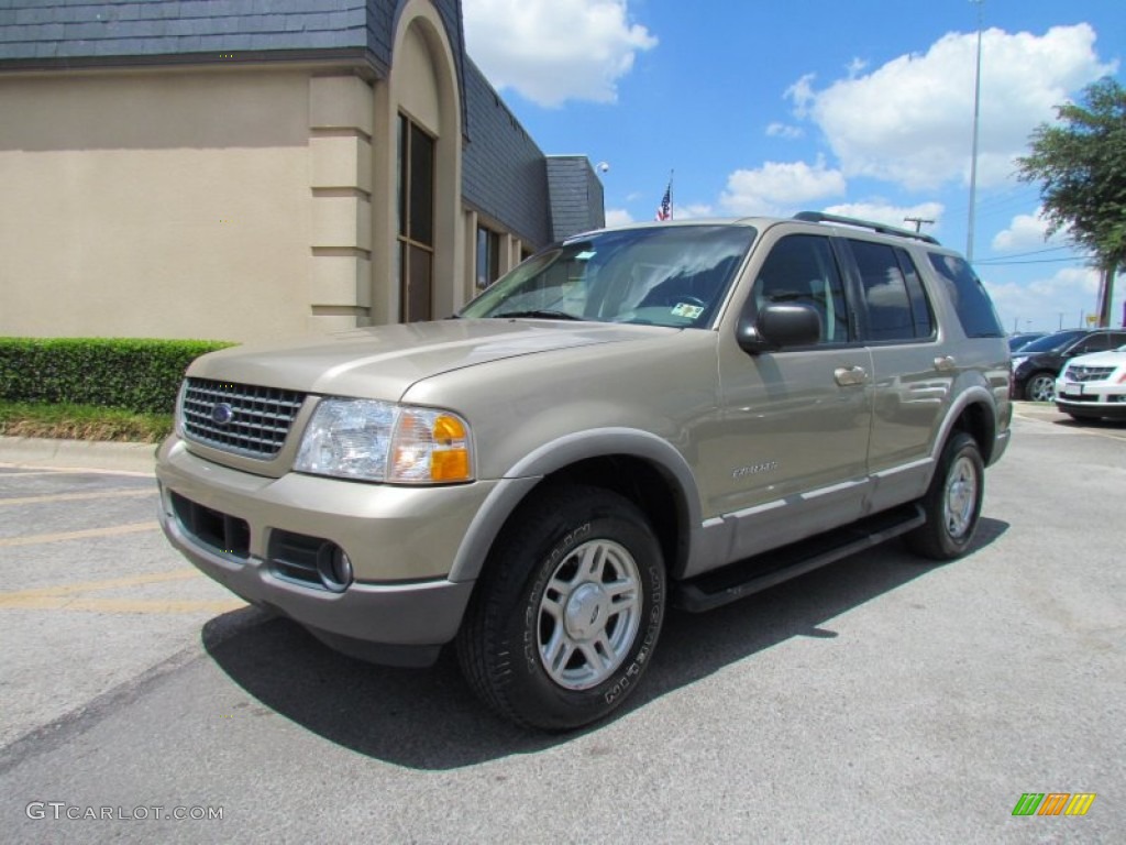 Harvest Gold Metallic 2002 Ford Explorer XLT Exterior Photo #52022295