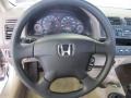 Beige 2001 Honda Civic LX Sedan Steering Wheel