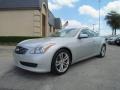 2008 Liquid Platinum Silver Infiniti G 37 Coupe  photo #3