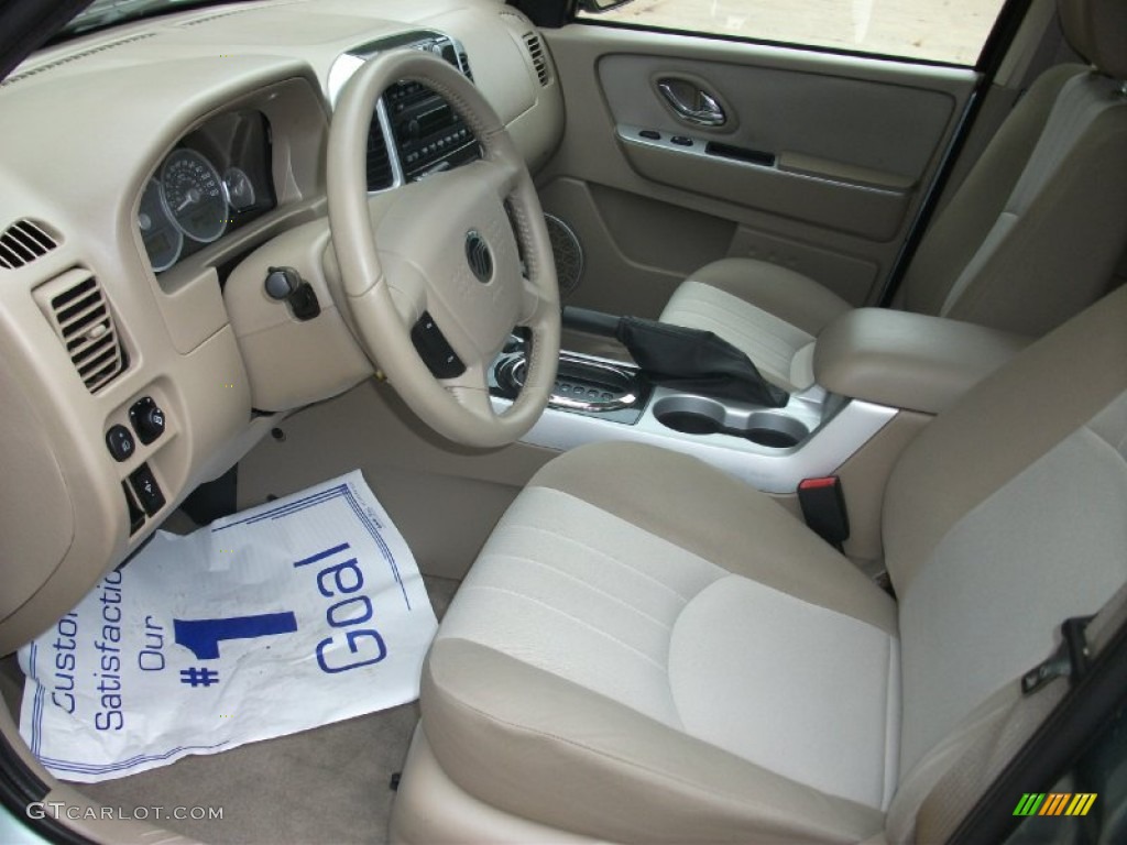 Pebble Interior 2007 Mercury Mariner Luxury 4WD Photo #52025523