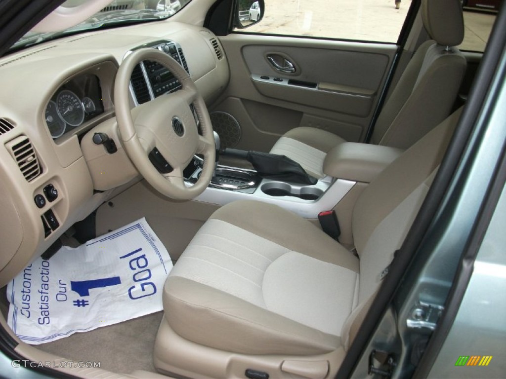 Pebble Interior 2007 Mercury Mariner Luxury 4WD Photo #52025535