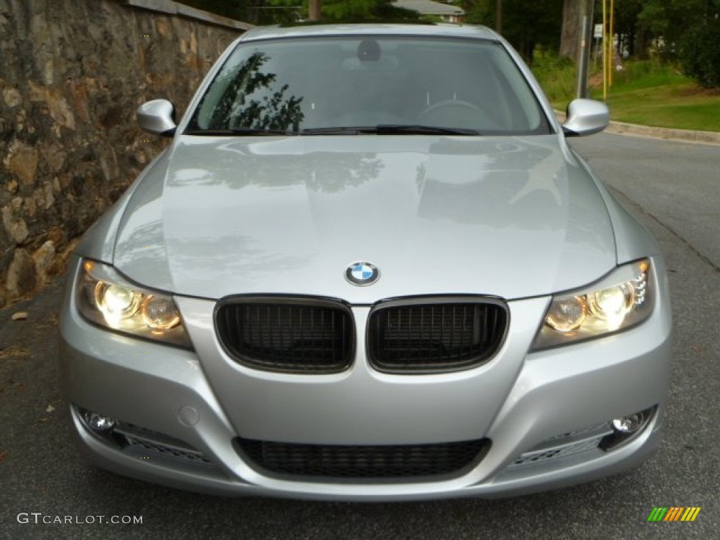 2010 3 Series 335d Sedan - Titanium Silver Metallic / Black photo #3