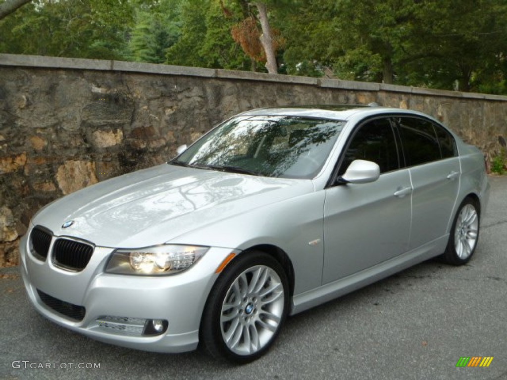 2010 3 Series 335d Sedan - Titanium Silver Metallic / Black photo #4