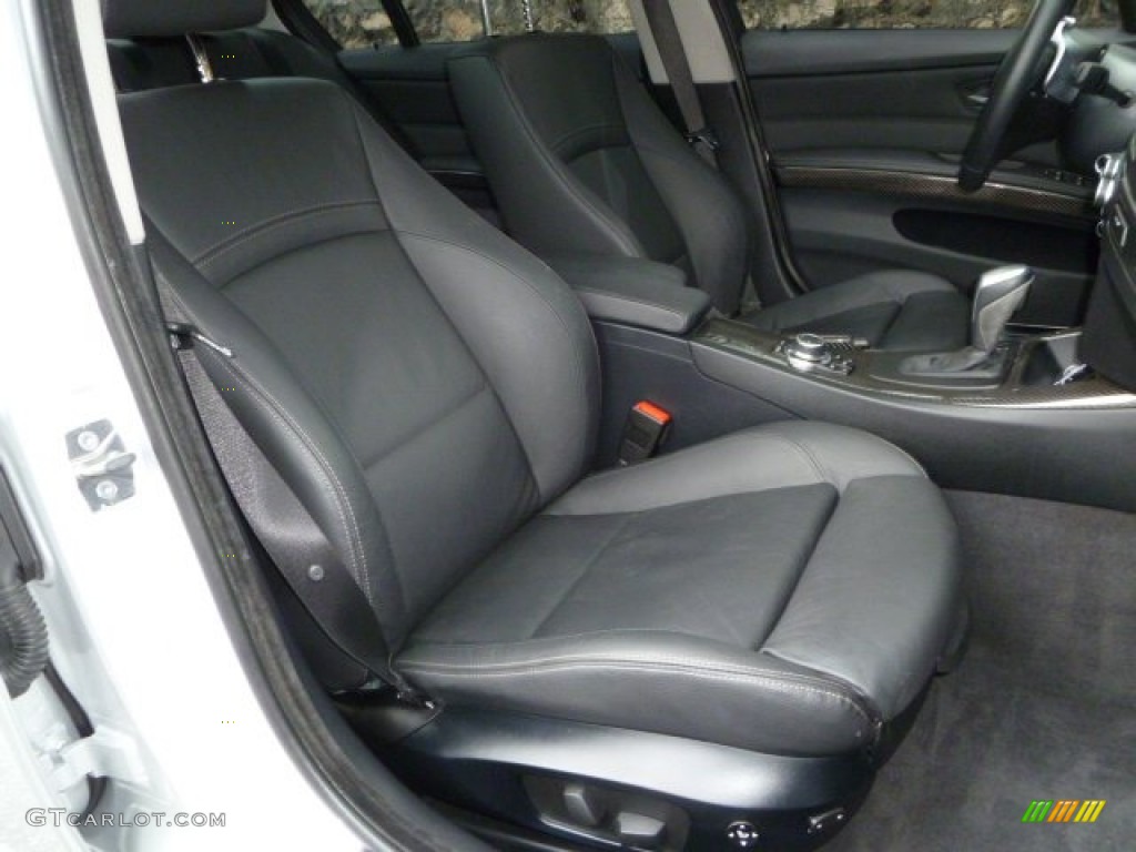 Black Interior 2010 BMW 3 Series 335d Sedan Photo #52026120