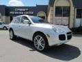 Crystal Silver Metallic 2005 Porsche Cayenne Turbo
