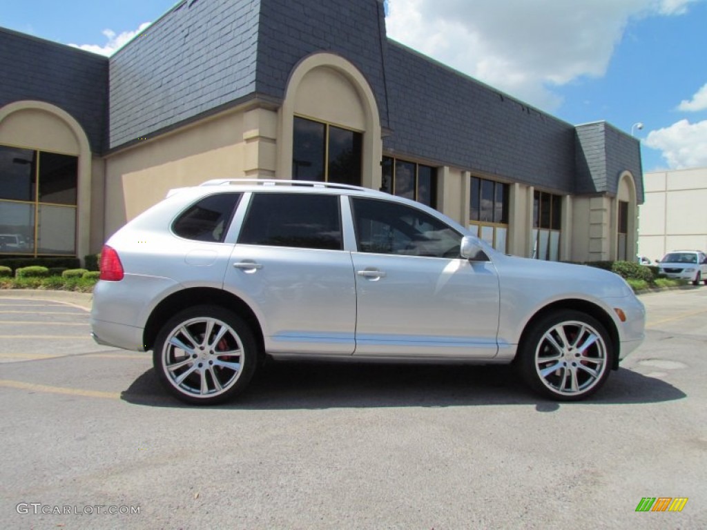 Crystal Silver Metallic 2005 Porsche Cayenne Turbo Exterior Photo #52027269