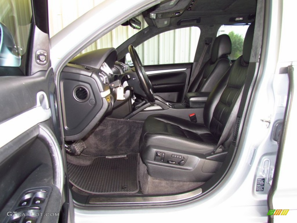 Black Interior 2005 Porsche Cayenne Turbo Photo #52027284