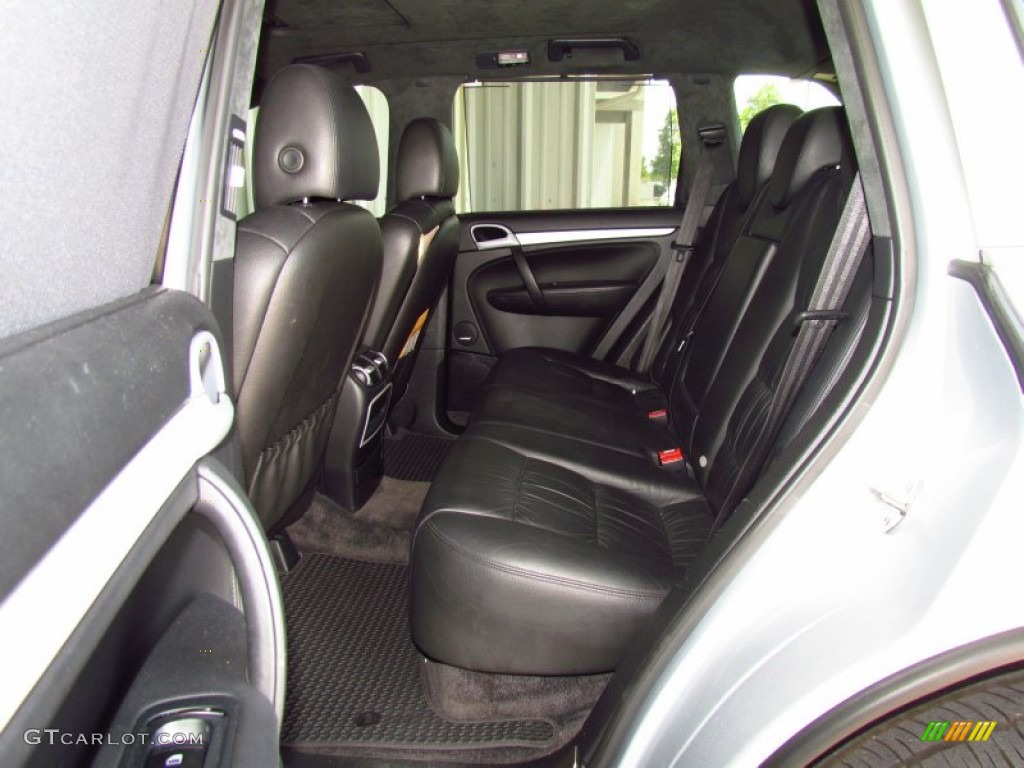 Black Interior 2005 Porsche Cayenne Turbo Photo #52027332