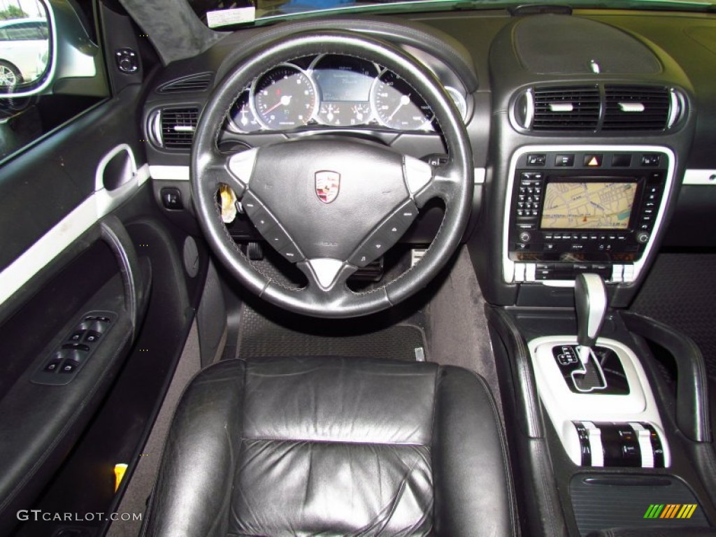 2005 Porsche Cayenne Turbo Black Dashboard Photo #52027377