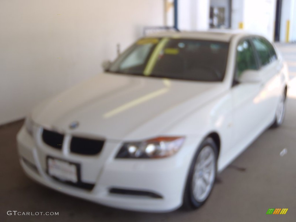 2006 3 Series 325xi Sedan - Alpine White / Black photo #22