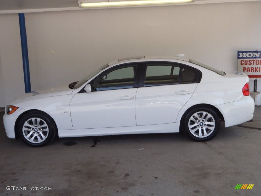 2006 3 Series 325xi Sedan - Alpine White / Black photo #23