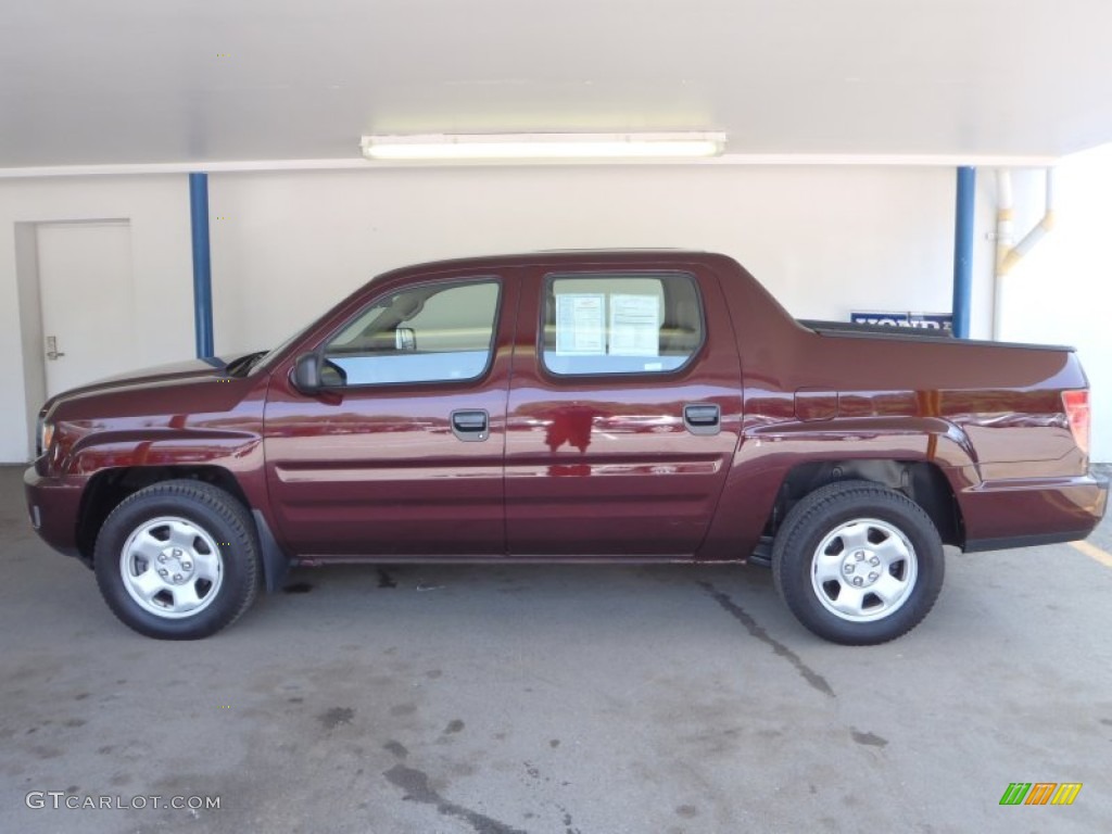 Dark Cherry Pearl 2009 Honda Ridgeline RT Exterior Photo #52028580