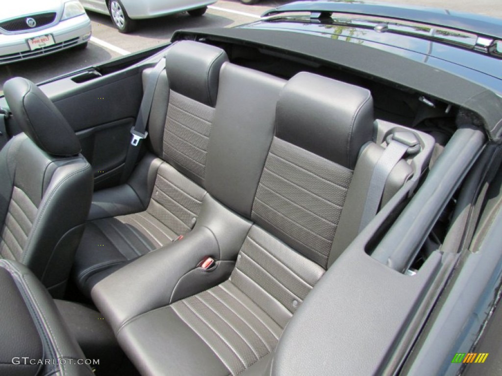Dark Charcoal Interior 2009 Ford Mustang GT Premium Convertible Photo #52029405