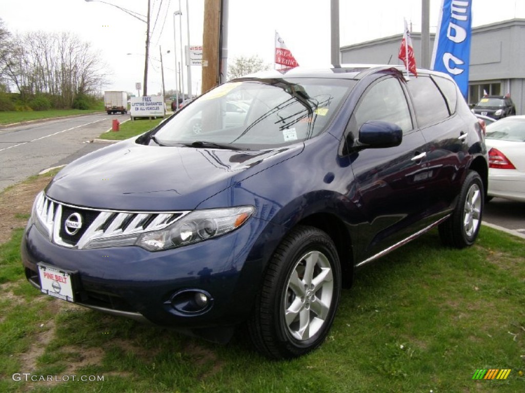 2009 Murano SL AWD - Deep Sapphire Metallic / Black photo #1