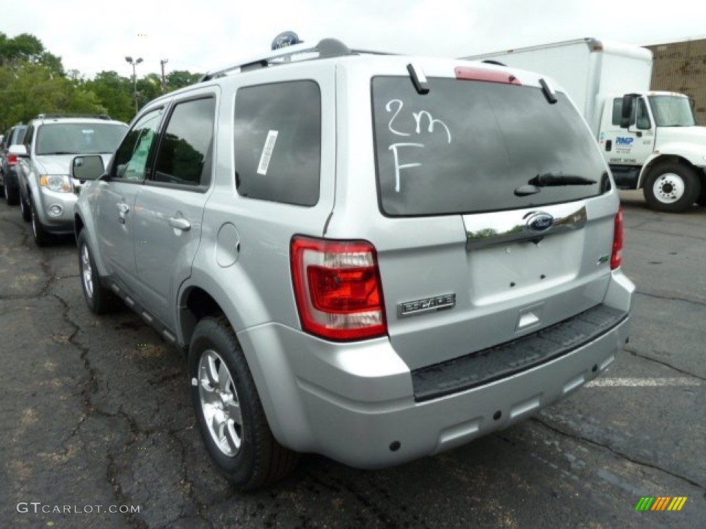 2012 Escape Limited V6 4WD - Ingot Silver Metallic / Charcoal Black photo #4