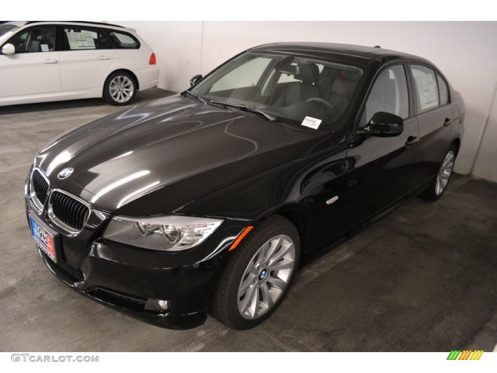 2011 3 Series 328i Sedan - Jet Black / Black Dakota Leather photo #6
