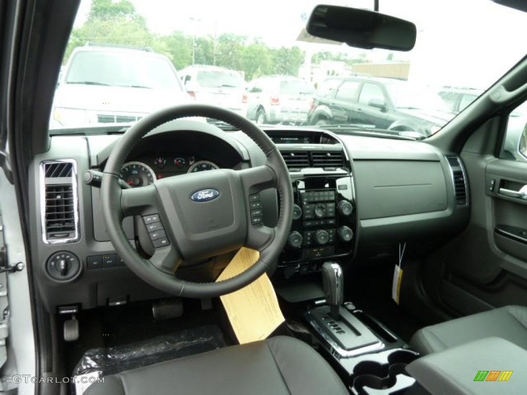2012 Ford Escape Limited V6 4WD Charcoal Black Dashboard Photo #52030812