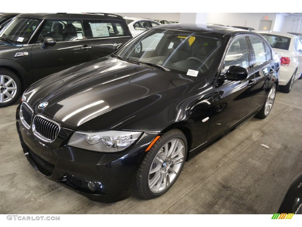 2011 3 Series 335d Sedan - Black Sapphire Metallic / Black Dakota Leather photo #6