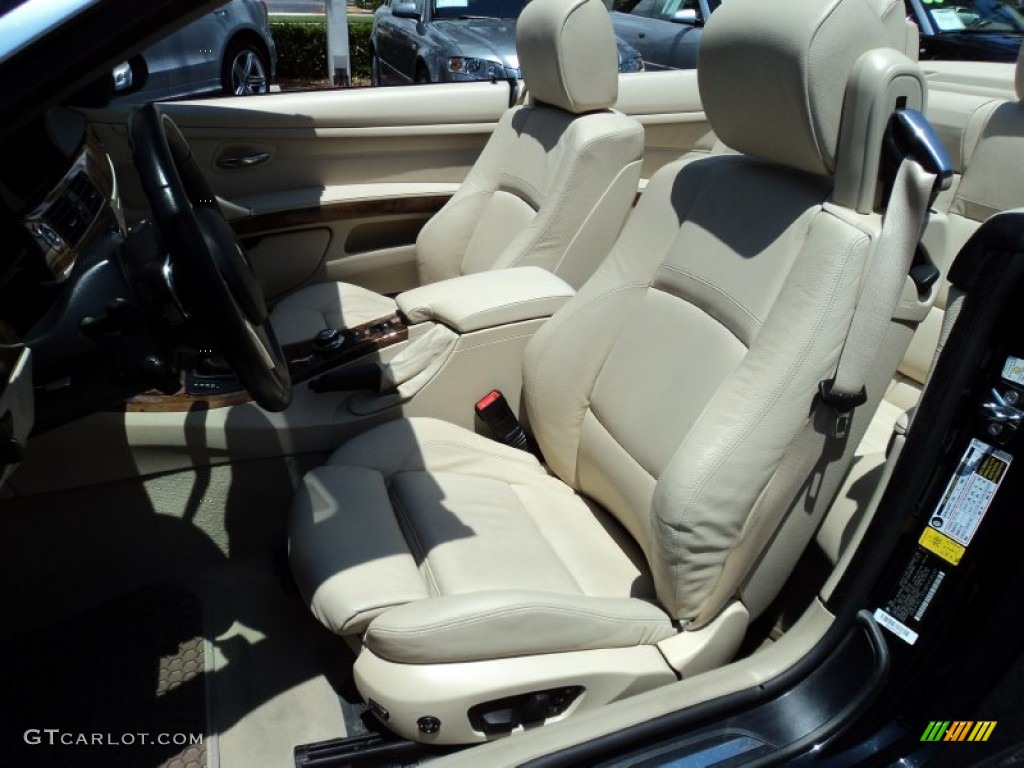 2008 3 Series 335i Convertible - Jet Black / Cream Beige photo #16
