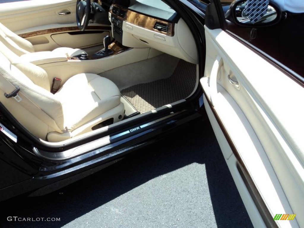 2008 3 Series 335i Convertible - Jet Black / Cream Beige photo #17