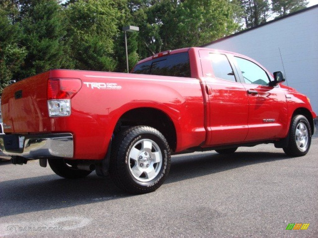 2010 Tundra TRD Double Cab - Radiant Red / Graphite Gray photo #3