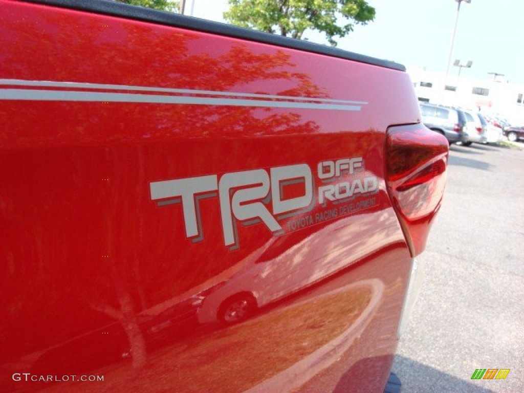 2010 Tundra TRD Double Cab - Radiant Red / Graphite Gray photo #22