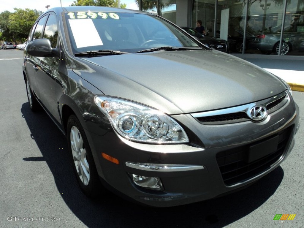 2009 Elantra Touring - Carbon Gray / Black photo #2