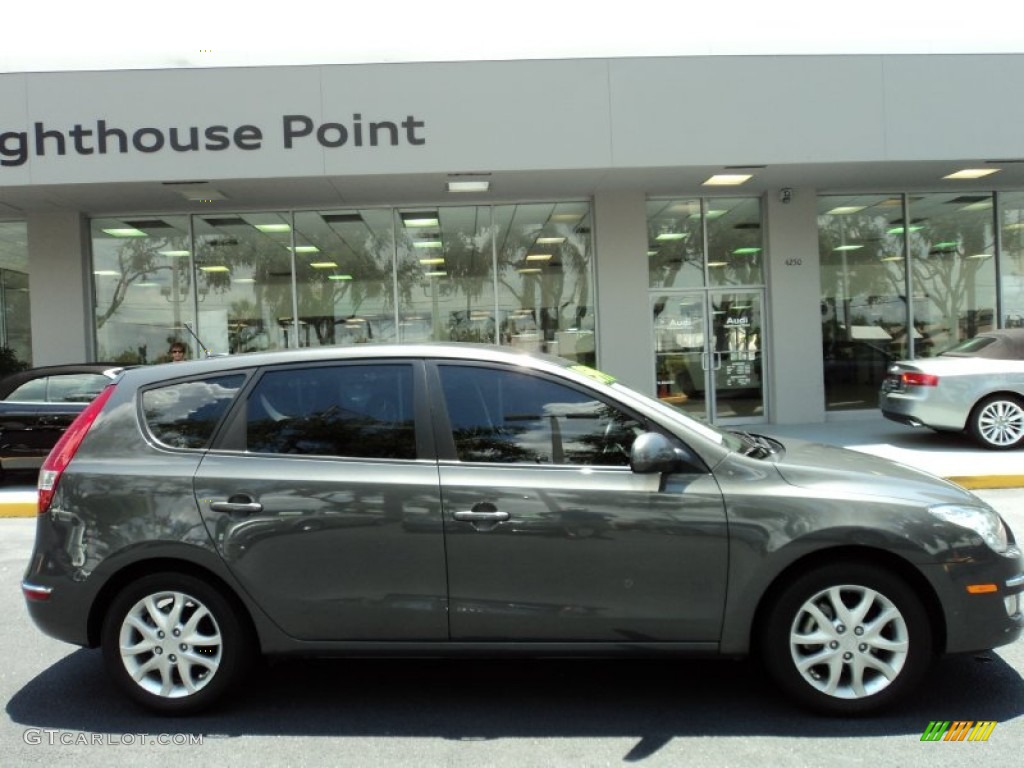 2009 Elantra Touring - Carbon Gray / Black photo #3
