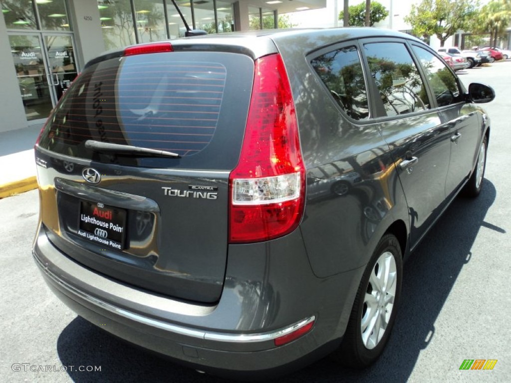 2009 Elantra Touring - Carbon Gray / Black photo #4