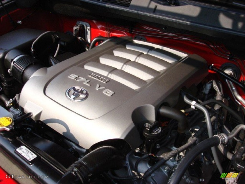 2010 Tundra TRD Double Cab - Radiant Red / Graphite Gray photo #27