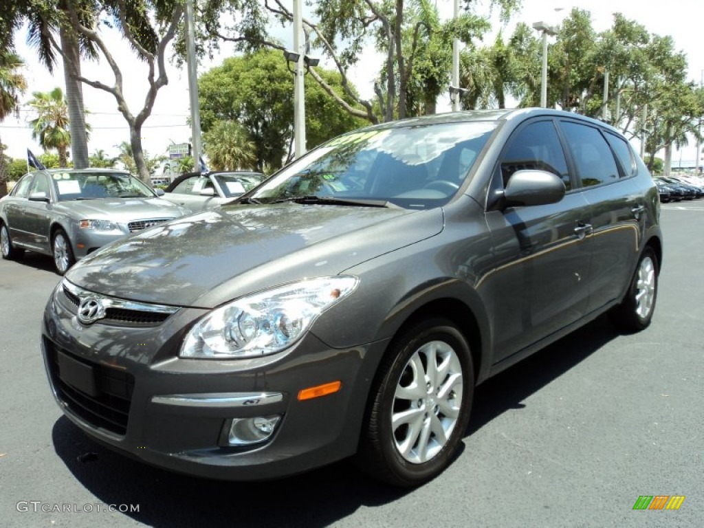2009 Elantra Touring - Carbon Gray / Black photo #9