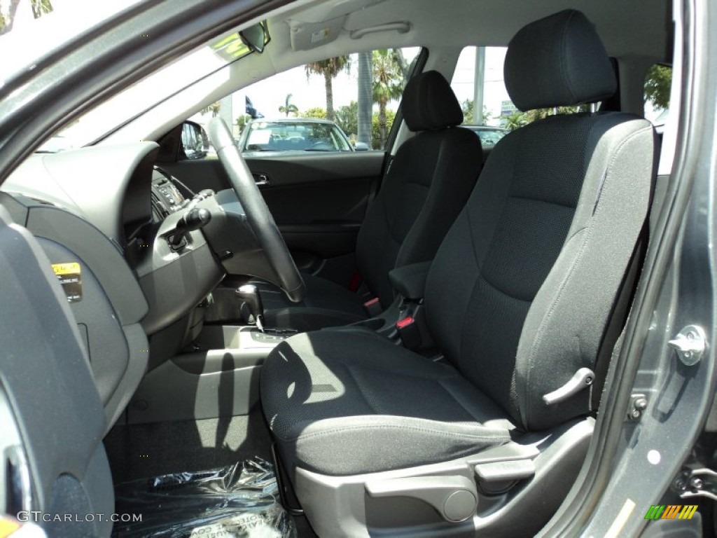 2009 Elantra Touring - Carbon Gray / Black photo #14