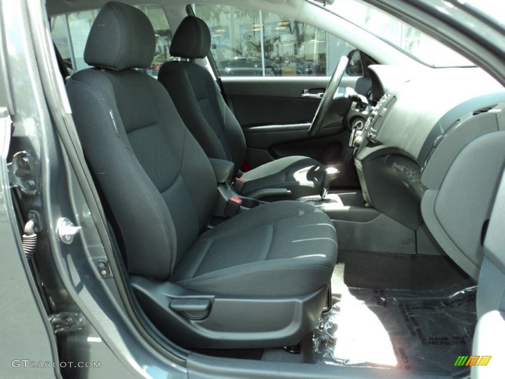 2009 Elantra Touring - Carbon Gray / Black photo #16