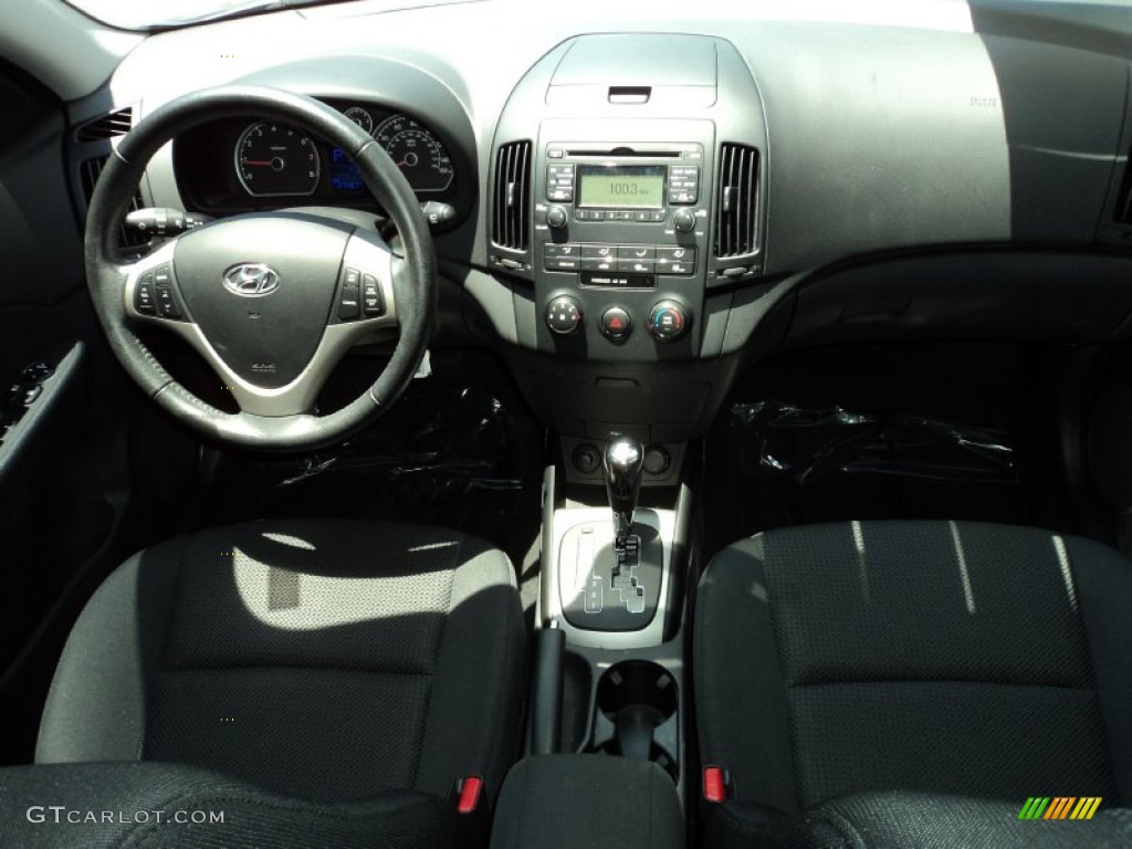 2009 Elantra Touring - Carbon Gray / Black photo #19