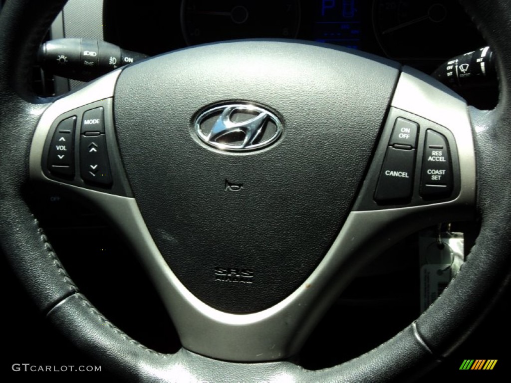 2009 Elantra Touring - Carbon Gray / Black photo #21