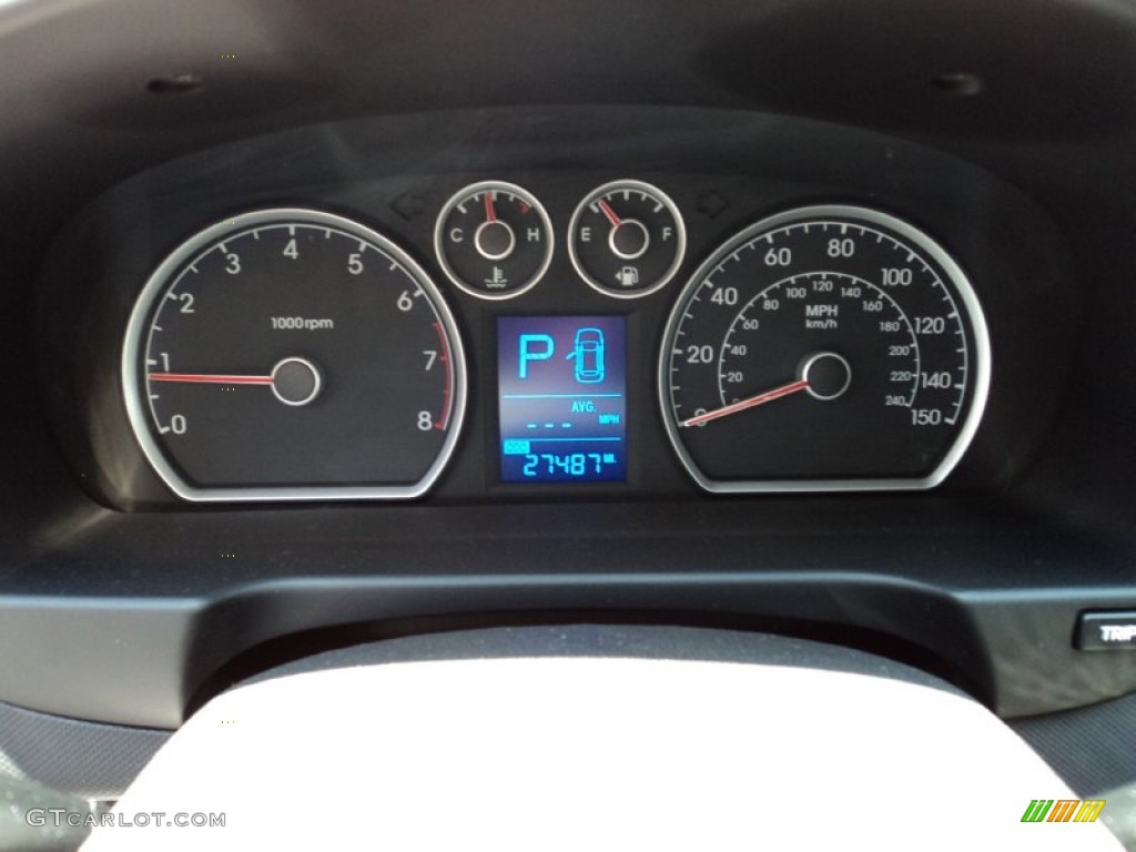 2009 Elantra Touring - Carbon Gray / Black photo #27