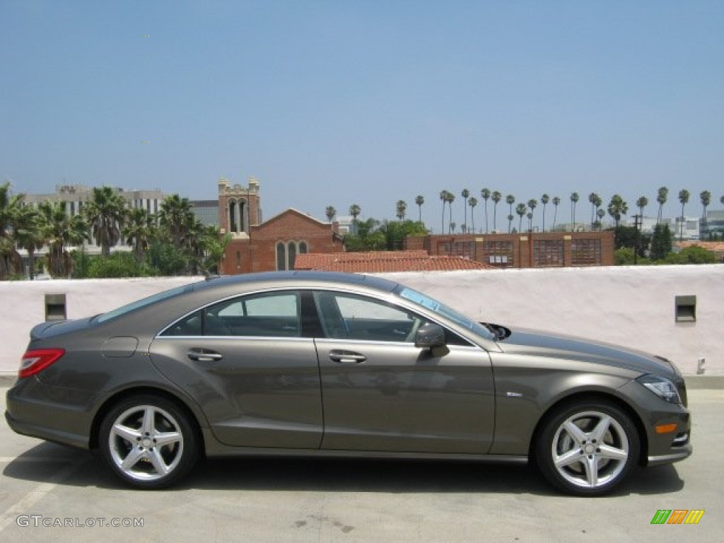 Indium Grey Metallic 2012 Mercedes-Benz CLS 550 Coupe Exterior Photo #52032465