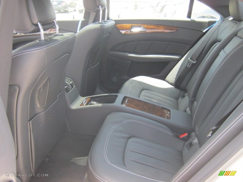 Black Interior 2012 Mercedes-Benz CLS 550 Coupe Photo #52032726