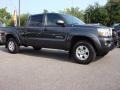 2009 Magnetic Gray Metallic Toyota Tacoma V6 PreRunner Double Cab  photo #2