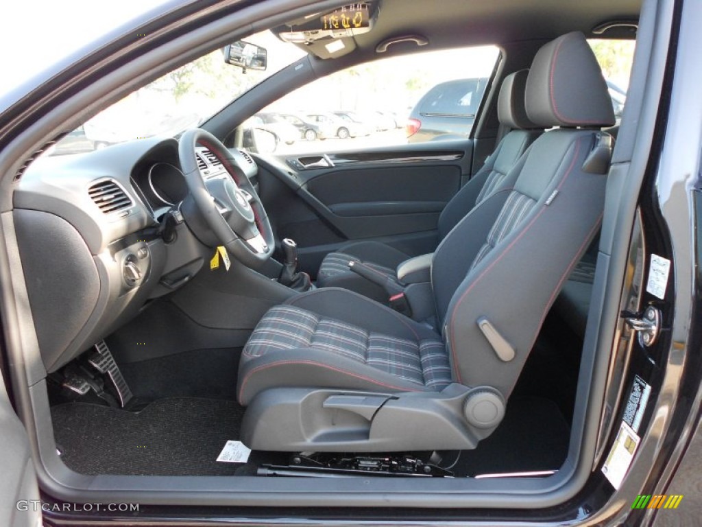 Interlagos Plaid Cloth Interior 2012 Volkswagen GTI 2 Door Photo #52033555