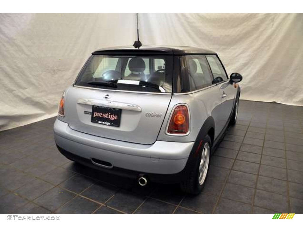 2009 Cooper Hardtop - Pure Silver Metallic / Black/Grey photo #2