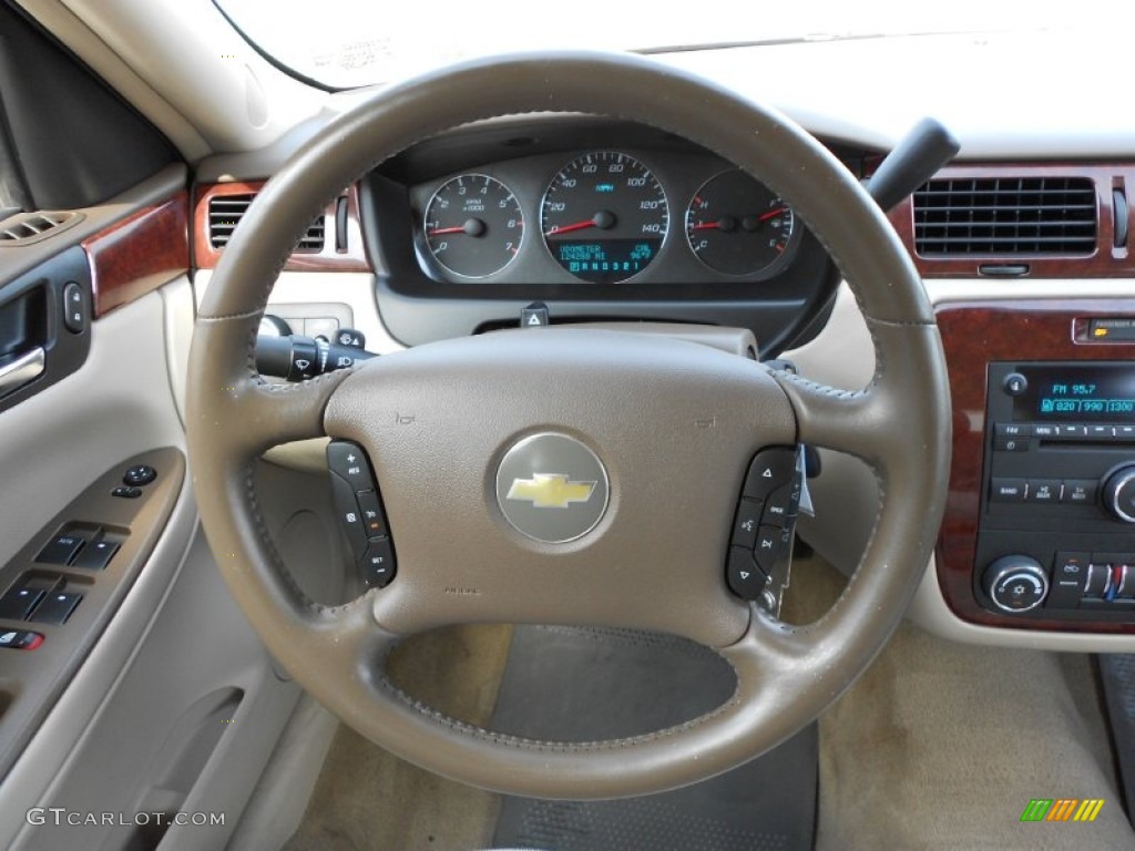 2007 Chevrolet Impala LT Neutral Beige Steering Wheel Photo #52033914